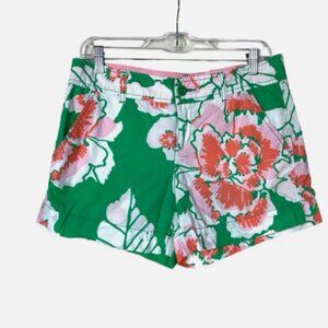 Lilly Pulitzer Jade Green Take It Even Callahan shorts - sz 12